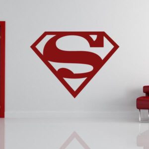 Superman Superhero Logo Wall Art Sticker | Apex Stickers