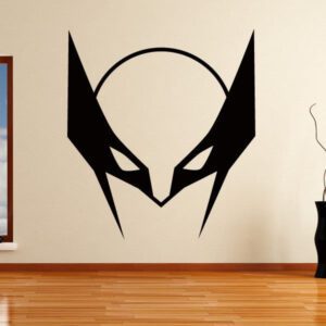 Wolverine Superhero Mask Wall Art Sticker | Apex Stickers