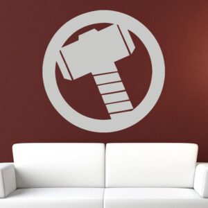 Thor Avengers Superhero Logo Wall Art Sticker | Apex Stickers
