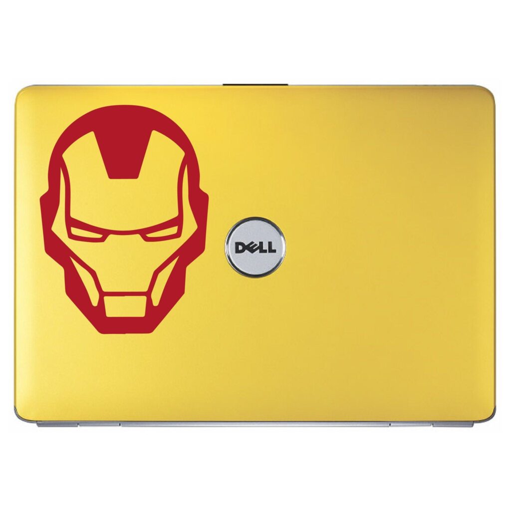 Iron Man Superhero Head Logo Bumper/Phone/Laptop Sticker | Apex Stickers