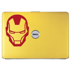 Iron Man Superhero Head Logo Bumper/Phone/Laptop Sticker | Apex Stickers