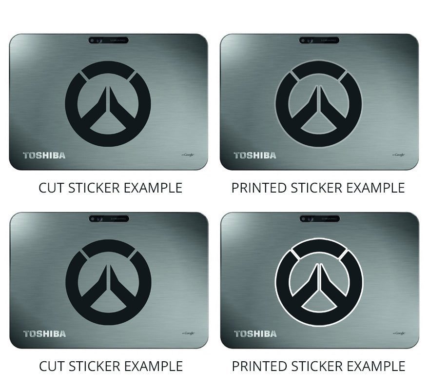 Cut Stickers v Printed Stickers