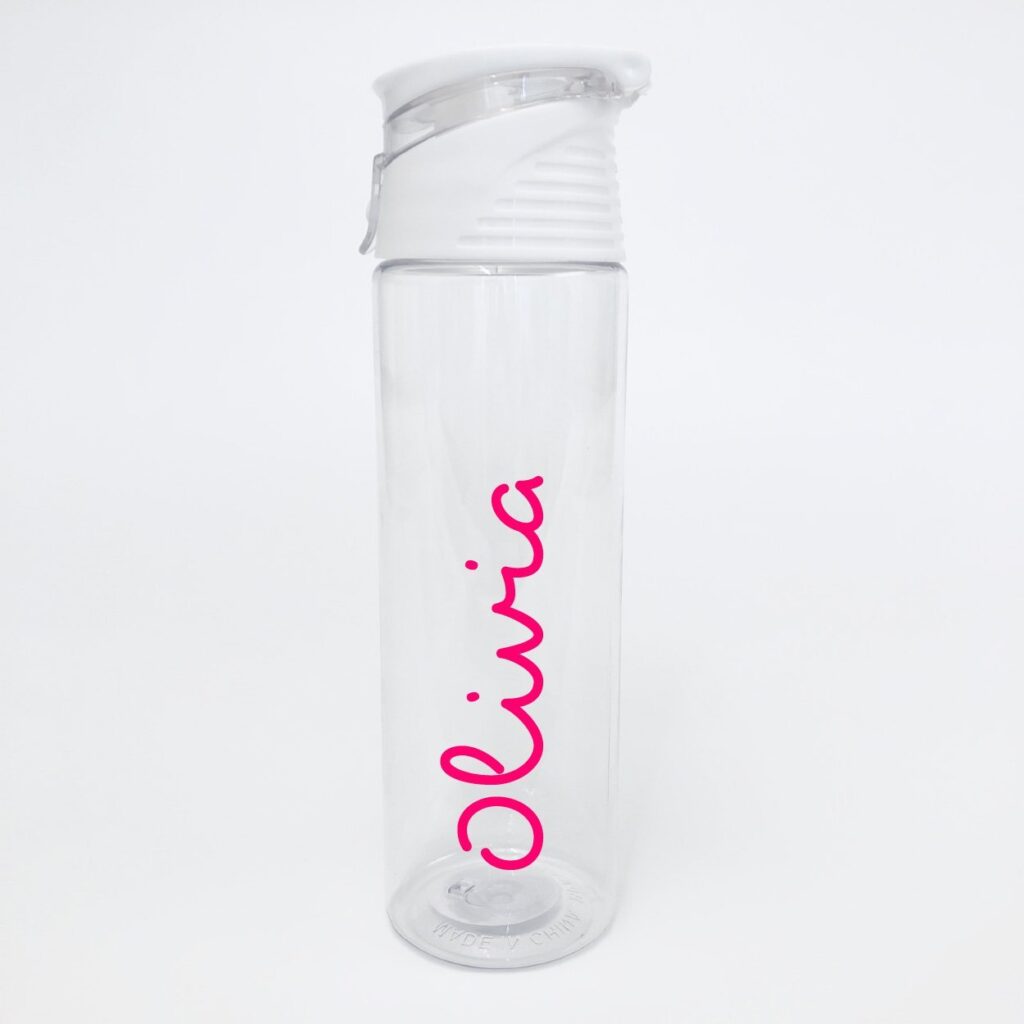 Summer Vibes Personalised Name Water Bottle Sticker Apex Stickers