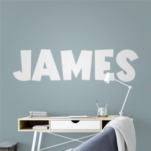 Childrens Personalised Dinosaur Name Wall Sticker