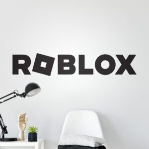 Roblox Game Text Logo Wall Sticker