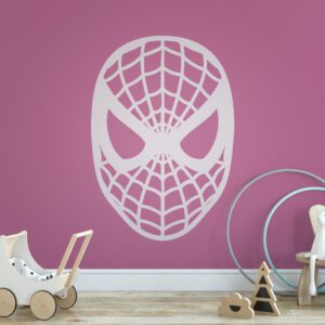 Spiderman Superhero Mask Wall Sticker