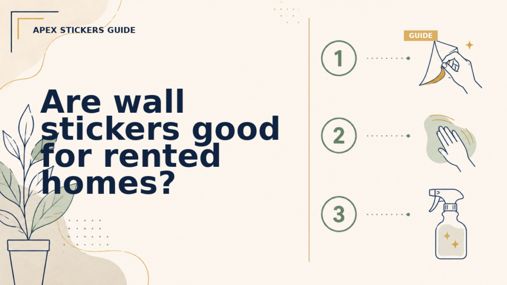 Are wall stickers good for rented homes? - Apex Stickers guide