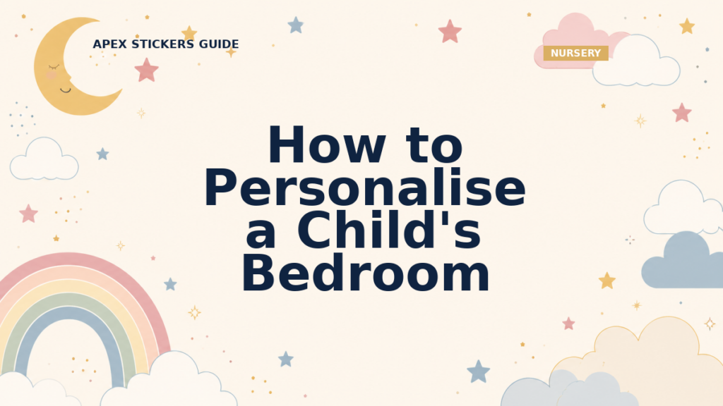 How to Personalise a Child's Bedroom - Apex Stickers guide