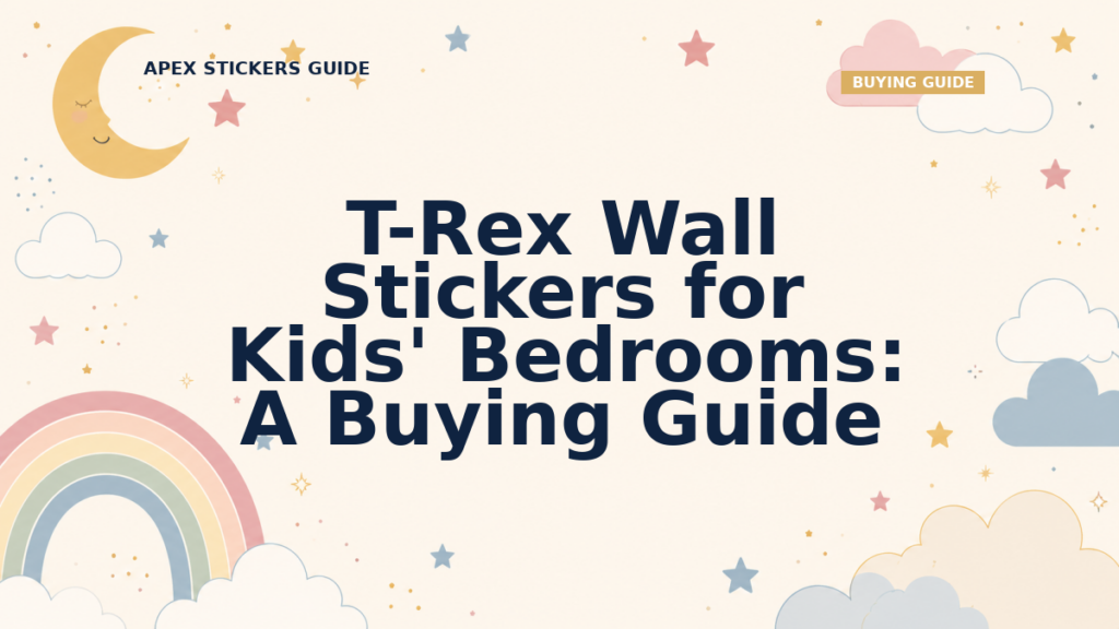 T-Rex Wall Stickers for Kids' Bedrooms: A Buying Guide - Apex Stickers guide