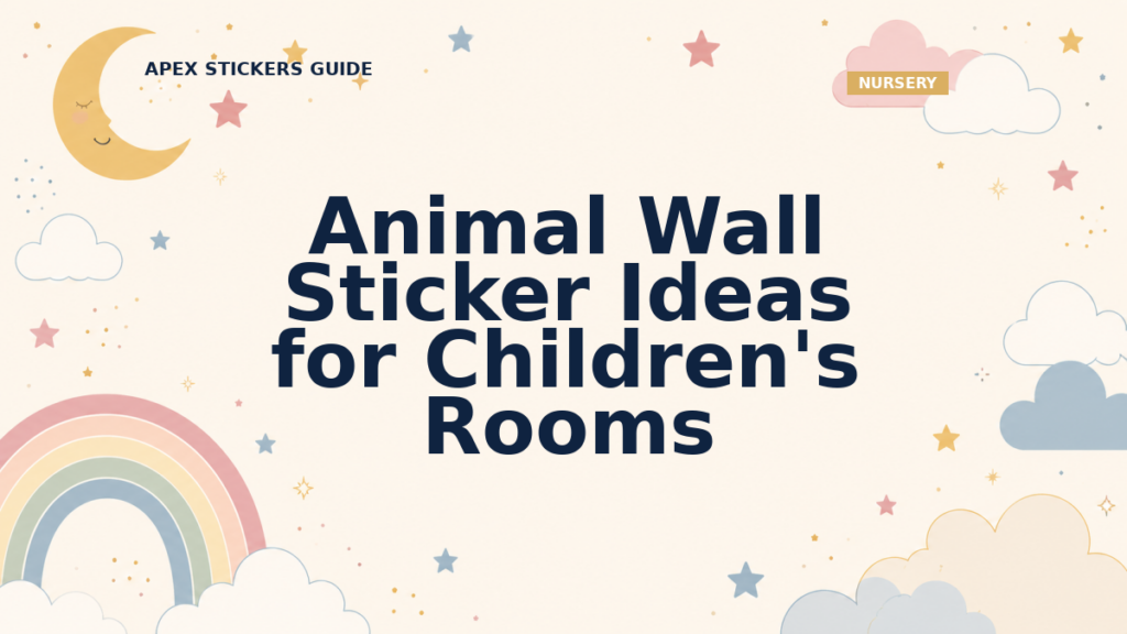 Animal Wall Sticker Ideas for Children's Rooms - Apex Stickers guide