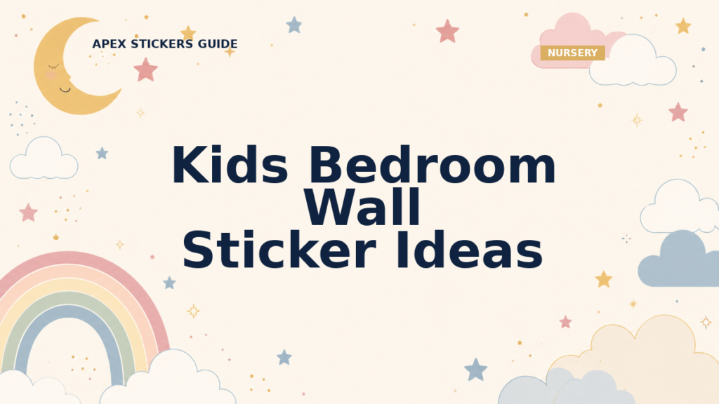 Kids Bedroom Wall Sticker Ideas - Apex Stickers guide