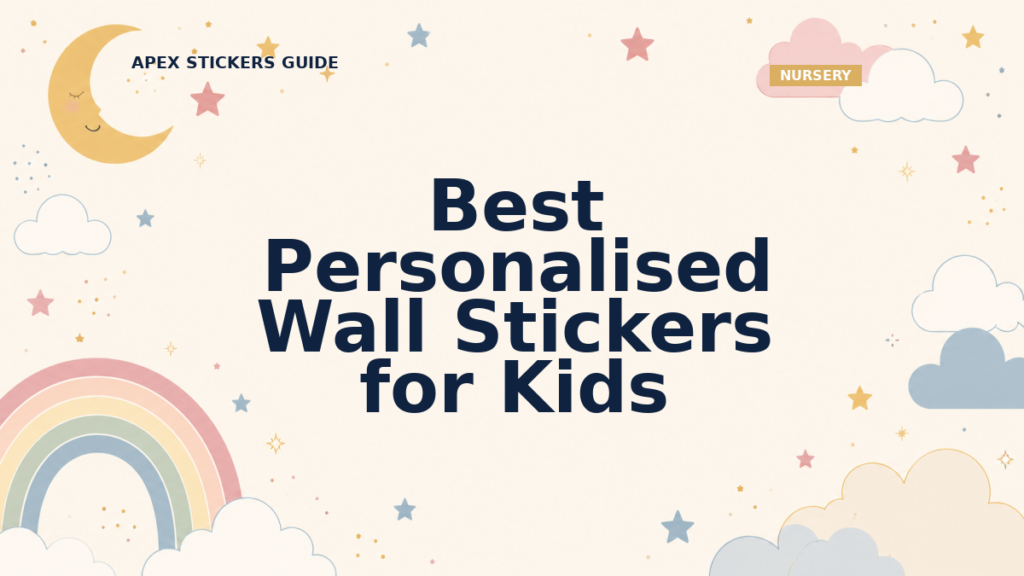 Best Personalised Wall Stickers for Kids - Apex Stickers guide