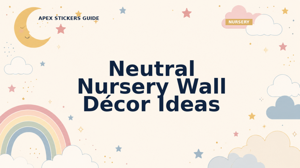 Neutral Nursery Wall Décor Ideas - Apex Stickers guide