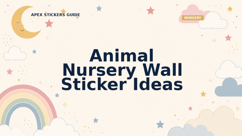 Animal Nursery Wall Sticker Ideas - Apex Stickers guide