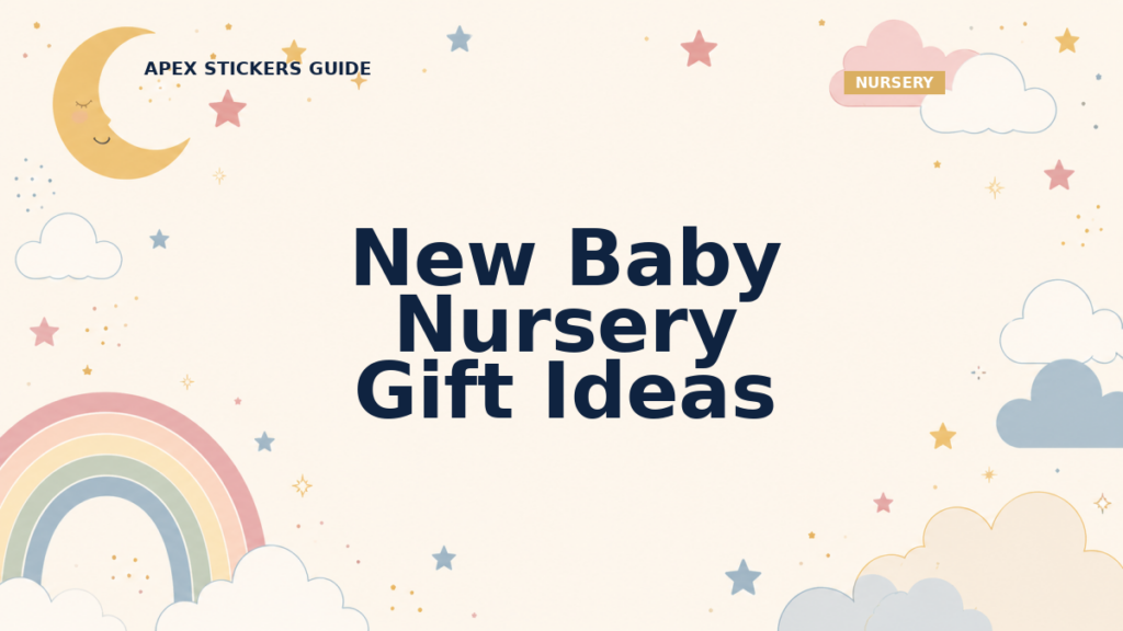 New Baby Nursery Gift Ideas - Apex Stickers guide