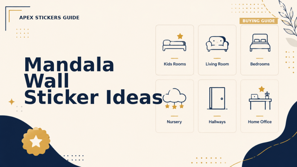 Mandala Wall Sticker Ideas - Apex Stickers guide