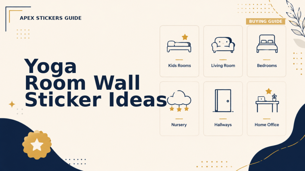 Yoga Room Wall Sticker Ideas - Apex Stickers guide
