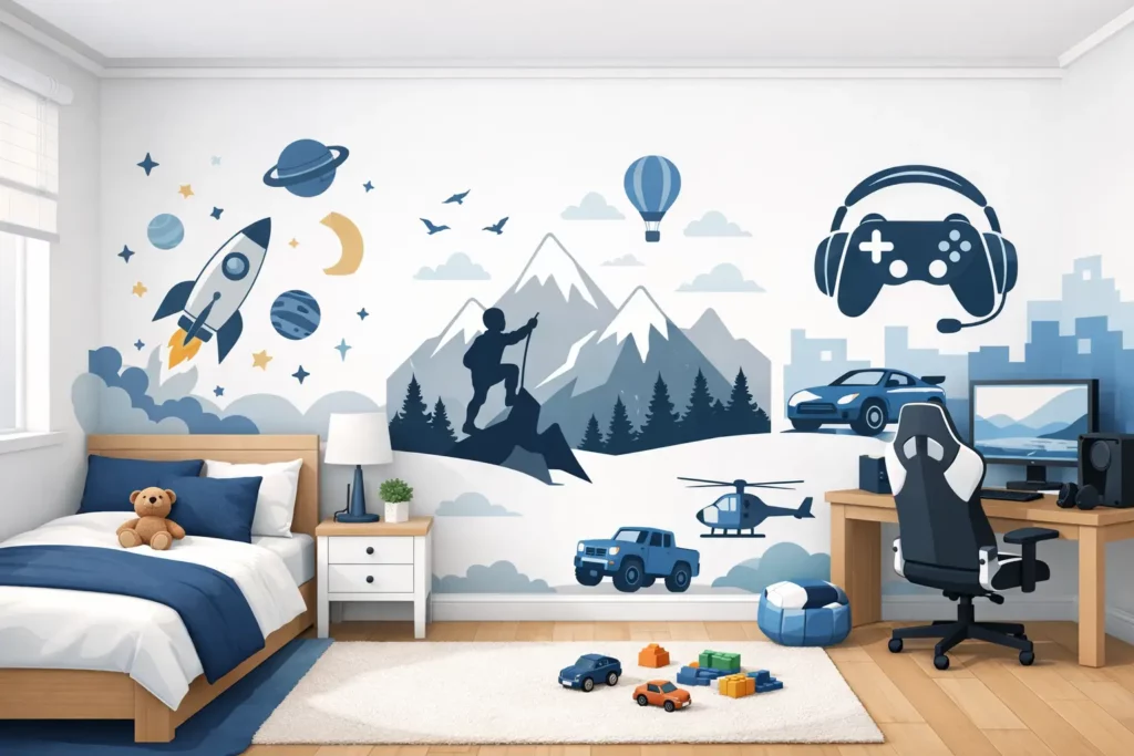 Boys Bedroom Wall Stickers That Transform Rooms