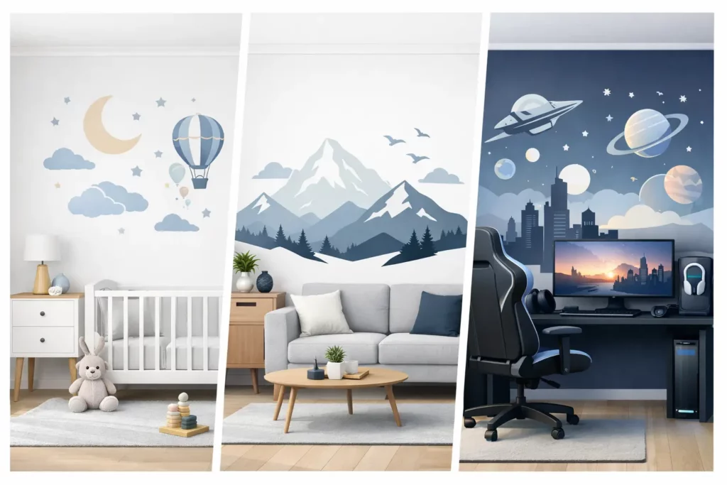 Easy to Apply Wall Decals That Transform Rooms