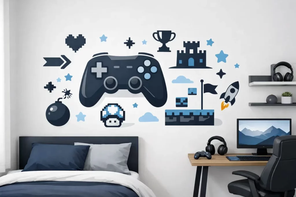 Gaming Wall Stickers for Instant Room Style