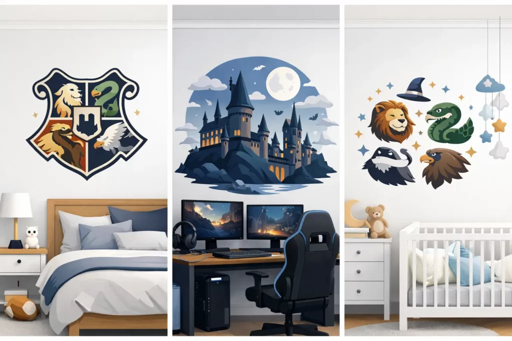 Harry Potter Hogwarts Crest Wall Sticker Ideas